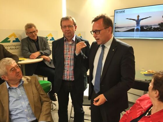 Ralph Schlusche u. Matthias Baaß bei der Begrüßung