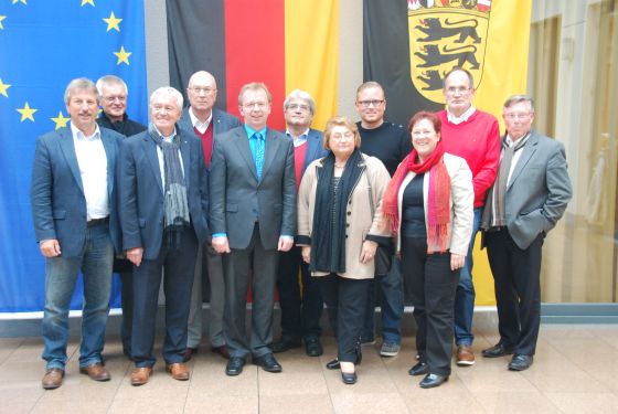 Die SPD-Teilnehmer der Delegation in Brüssel