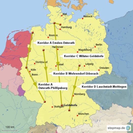 Vier 380 KV-Stromtrassen für die Energiewende. - Die SPD in der